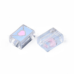 Transparent Acrylic Beads&nbsp;X-ACRC-S039-11