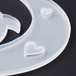 DIY Animal on the Crescent Moon Big Pendant Silhouette Silicone Molds&nbsp;LS-DIY-F125-04