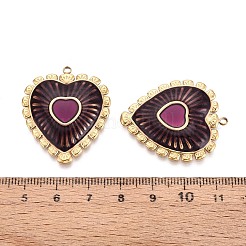 304 Stainless Steel and Enamel Pendants&nbsp;X-STAS-T068-103B-G