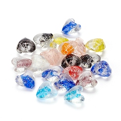 20Pcs Handmade Luminous Lampwork Beads&nbsp;LAMP-YW0001-04
