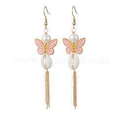 Alloy Enamel Dangle Earrings&nbsp;EJEW-JE07227