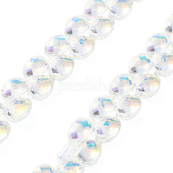 Electroplate Triangle Glass Beads Strands&nbsp;EGLA-A036-11A-AB01