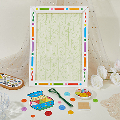 DIY Button Flowers Bouquet Photo Frame Kits&nbsp;DIY-WH20001-72A