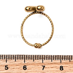 304 Stainless Steel Cuff Rings&nbsp;RJEW-S650-03G