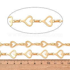 304 Stainless Steel Heart Link Chains&nbsp;SA-CBAE0F2-04G