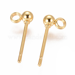 304 Stainless Steel Ear Stud Components&nbsp;STAS-I120-16A-G
