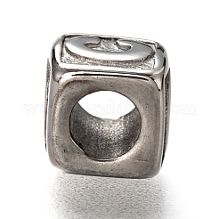 Tarnish Resistant 304 Stainless Steel European Beads&nbsp;OPDL-L020-001C