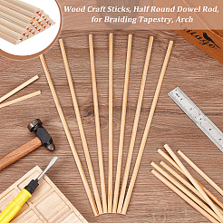 Wood Craft Sticks&nbsp;DIY-WH0430-360D