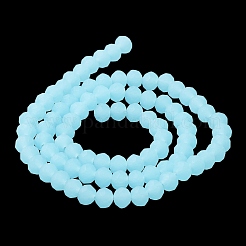 Imitation Jade Solid Color Glass Beads Strands&nbsp;LS-EGLA-A034-J10mm-MD04