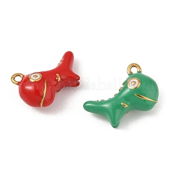 304 Stainless Steel Enamel Pendants&nbsp;STAS-P396-20G-M