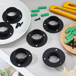 Stainless Steel Wall Mounted Closet Rod Holders with Adjustable Screws&nbsp;FIND-WH0173-414
