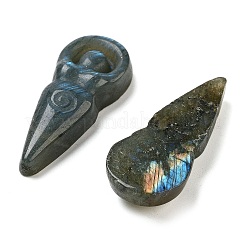 Natural Labradorite Carved Cabochons&nbsp;G-C152-10