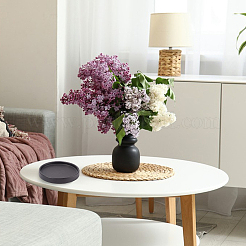 1Pc Flat Round Ceramic Jewelry Display Trays&nbsp;AJEW-BBC0002-49B