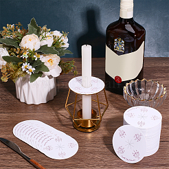 Paper Candle Dust Covers for Candle Cups&nbsp;DIY-BC0016-34A-02