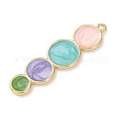 Brass Enamel Pendants&nbsp;KK-A295-08G