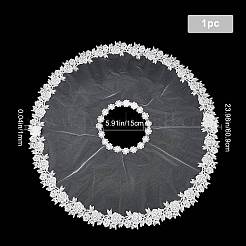 Detachable Polyester Bridal Lace Shawls&nbsp;AJEW-WH0248-17
