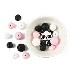 40Pcs 10 Styles Silicone Beads&nbsp;SIL-FS0001-27C