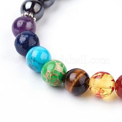 Gemstone Charm Bracelets&nbsp;BJEW-P179-05