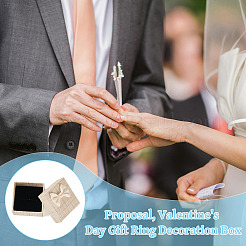 Square Cardboard Paper Ring Gift Storage Boxes&nbsp;CON-TAC0001-17F