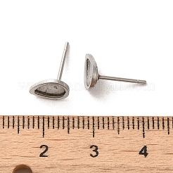Non-Tarnish Teardrop 304 Stainless Steel Studs Earrings&nbsp;STAS-H193-03P