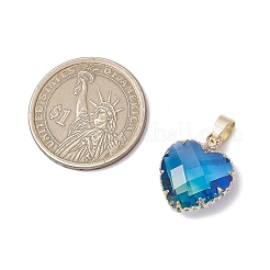 Gradient Color K9 Glass Imitation Tourmaline Pendants&nbsp;PALLOY-JF03453