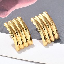 304 Stainless Steel Stud Earrings for Women&nbsp;EJEW-U047-02G