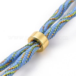 Nylon Cord Silder Bracelets&nbsp;MAK-C003-03G-19