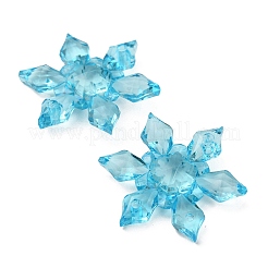 Christmas Transparent Acrylic Connector Charms&nbsp;OACR-WH0037-02C-03