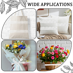 4 Styles Polyester Lace Trim&nbsp;OCOR-GF0005-25D