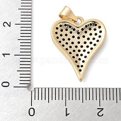 Brass Micro Pave Cubic Zirconia Pendants&nbsp;KK-K298-15C-G