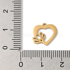 304 Stainless Steel Charms&nbsp;STAS-U010-02G
