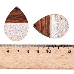 Epoxy Resin & Walnut Wood Pendants&nbsp;RESI-T057-11E