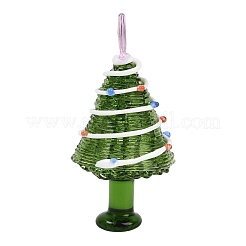 Handmade Lampwork Christmas Tree Ornaments&nbsp;LAMP-C026-06A