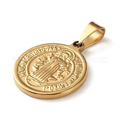 201 Stainless Steel Pendants&nbsp;STAS-U053-08F-G