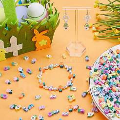 240Pcs 8 Style Cartoon Handmade Polymer Clay Beads&nbsp;CLAY-SC0001-66