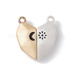 Love Heart Alloy Magnetic Clasps&nbsp;FIND-C013-02D