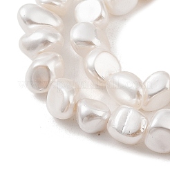 Electroplated Shell Pearl Beads Strands&nbsp;BSHE-C006-02A