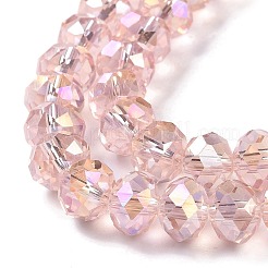 Electroplate Glass Beads Strands&nbsp;EGLA-D020-8x5mm-69