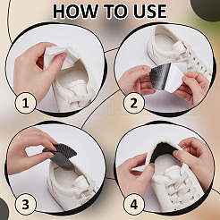 Polyester Self-Adhesive Heel Cushion Sets&nbsp;FIND-WH0366-023A
