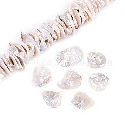 Natural Baroque Keshi Pearl Beads Strands&nbsp;PEAR-S020-R07A