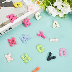 2Bags Opaque Resin 26 Letter Cabochons&nbsp;RESI-SC0006-17