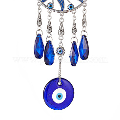 Handmade Lampwork Evil Eye Pendant Decorations&nbsp;LS-HJEW-C001-06