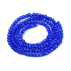 Opaque Solid Color Imitation Jade Glass Beads Strands&nbsp;EGLA-A044-P1mm-D32