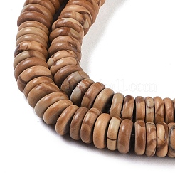 Natural Picture Jasper Beads Strands&nbsp;G-Q159-B06-01