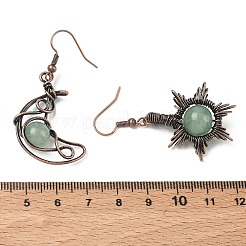 Natural Apatite Dangle Earrings&nbsp;G-H359-07R-07