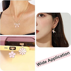 10Pcs 10 Styles Light Gold Plated Alloy Enamel Pendants&nbsp;ENAM-YW0006-29