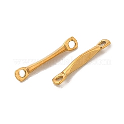 Ion Plating(IP) 304 Stainless Steel Connector Charms&nbsp;X-STAS-Q323-10G