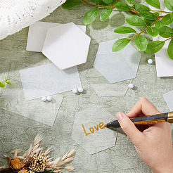 120Pcs 2 Style Transparent Acrylic Blank Place Cards&nbsp;AJEW-DC0001-28