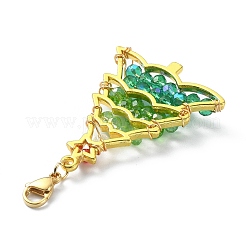 Christmas Theme Alloy Big Pendant Decoration&nbsp;HJEW-JM01060