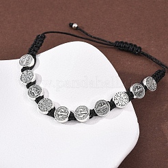 Nylon Rope Braided Bracelet for Women&nbsp;BJEW-Z156-03AS-02
